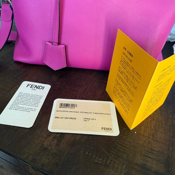 Fendi Vibrant Pink Crossbody Bag - Picture 8 of 11